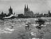 Eis auf dem Rhein, etwa 1920