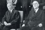 Konrad Adenauer und Charles de Gaulle. 1962 im Kölner Rathaus.