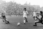 Der FC räumt im Hinspiel der Saison 1977/78 die Gladbacher mit 5:2 aus dem Weg.