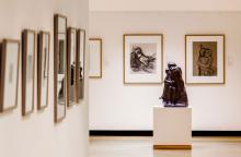 Blick in die Ausstellungsräume im 4. OG der Neumarkt-Passage Foto: © Käthe Kollwitz Museum Köln, ccfranken