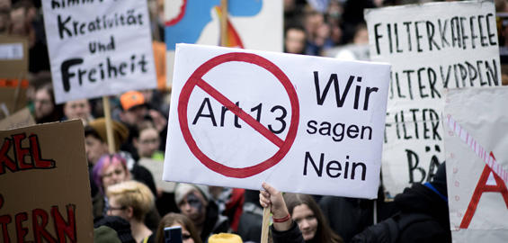 Artikel 13 Demo Karlsruhe