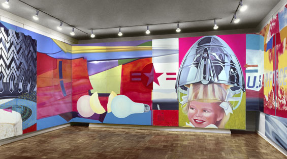 James Rosenquist: F-111, Installationsansicht © Estate of James Rosenquist/VG Bild-Kunst, Bonn 2017 Foto: Courtesy of the Estate of James Rosenquist James Rosenquist: F-111, Installationsansicht © Estate of James Rosenquist/VG Bild-Kunst, Bonn 2017 Foto: Courtesy of the Estate of James Rosenquist