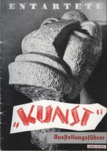Otto Freundlich, Großer Kopf („Der neue Mensch“) Titelbild des Ausstellungsführers Entartete Kunst, 1937