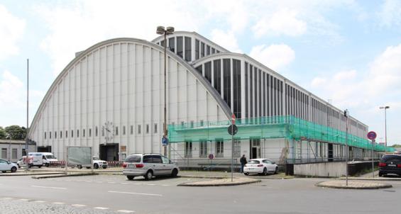 Die zentrale Halle des Großmarkts in Raderberg: Auch sie ist ein „aktives“ Denkmal und kann besichtigt werden. © Stadt Köln/Dorothea Heiermann Die zentrale Halle des Großmarkts in Raderberg: Auch sie ist ein „aktives“ Denkmal und kann besichtigt werden. © Stadt Köln/Dorothea Heiermann