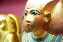 Goldene Figur aus dem Grab des Tutanchamun Eine Ausstellung für die ganze Familie (Foto: Christian Rentrop)