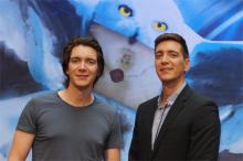Berühmte Zwillinge: James (l.) und Oliver Phelps spielen in den Harry Potter-Filmen die Geschwister Fred und George Weasley (Foto: Cora Finner) Berühmte Zwillinge: James (l.) und Oliver Phelps spielen in den Harry Potter-Filmen die Geschwister Fred und George Weasley (Foto: Cora Finner)