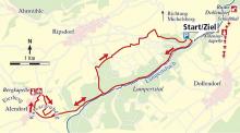 Streckenplan (Karte: Barbara Köhler)