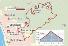 Streckenplan: (Karte: Barbara Köhler)