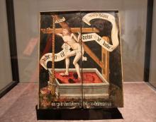 "Christus in der Kelter“: Gemälde aus dem frühen 16. Jahrhundert, Leihgabe des Mittelrhein-Museums Koblenz. Foto: Jürgen Schön "Christus in der Kelter“: Gemälde aus dem frühen 16. Jahrhundert, Leihgabe des Mittelrhein-Museums Koblenz. Foto: Jürgen Schön