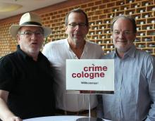 Laden zur ersten Crime Cologne ein: Edgar Franzmann, Achim Mantscheff und Hejo Emons. Foto: Jürgen Schön Laden zur ersten Crime Cologne ein: Edgar Franzmann, Achim Mantscheff und Hejo Emons. Foto: Jürgen Schön