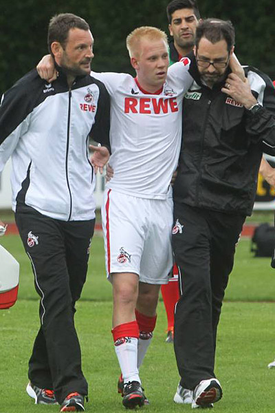 Sascha Bigalke wieder zurück im FCMannschaftstraining koeln.de
