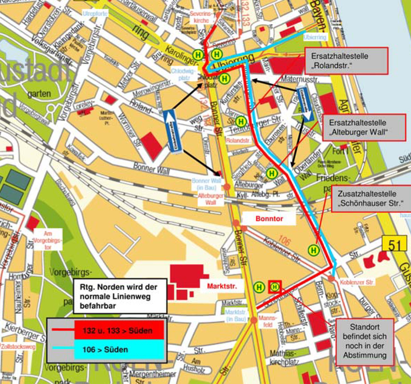 Neuer Kreisverkehr am Chlodwigplatz bald fertig | koeln.de