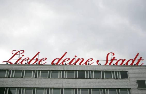 Liebe Deine Stadt Schriftzug Fur Zwei Monate Unsichtbar Koeln De