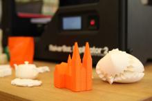 Der Makerbot-3D-Drucker ermöglicht die Erstellung von Plastikmodellen (Foto: Christian Rentrop)