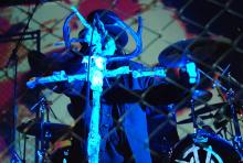 Al Jourgensen - Kopf und Mastermind von Ministry: Die Industrial-Metal-Legende war in der Live Music Hall 2008 auf Abschiedstour. (Foto: Helmut Löwe) Al Jourgensen - Kopf und Mastermind von Ministry: Die Industrial-Metal-Legende war in der Live Music Hall 2008 auf Abschiedstour. (Foto: Helmut Löwe)