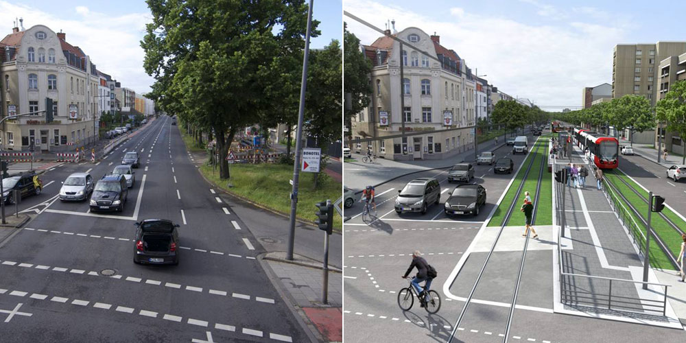 NordSüdBahn Umbau der Bonner Straße kann beginnen