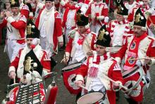 Ältestes Kölner Traditionskorps: Die Roten Funken (Foto: Helmut Löwe)