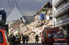 Am 3. März 2009 stürzte das Kölner Stadtarchiv ein (Foto: dapd)