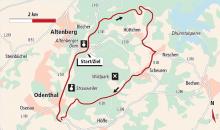 Der Streckenplan Karte: Barbara Köhler