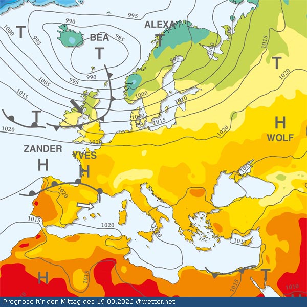 Aktuelle Wetterlage