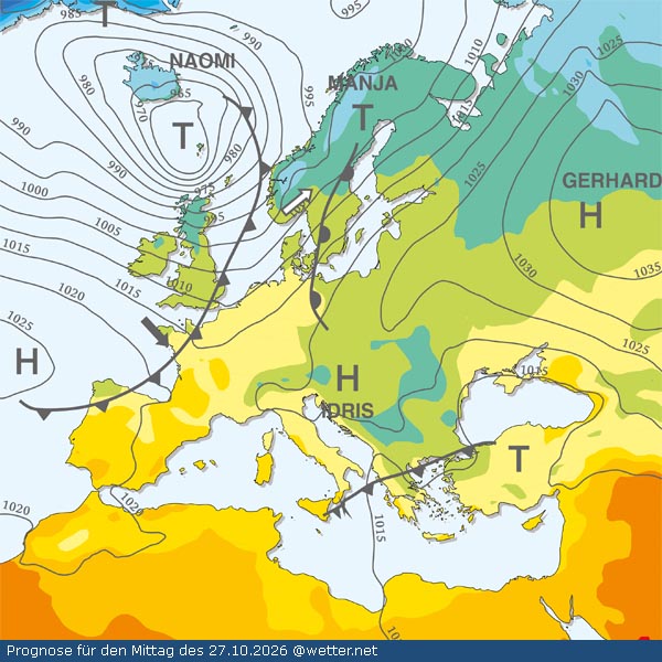 Aktuelle Wetterlage