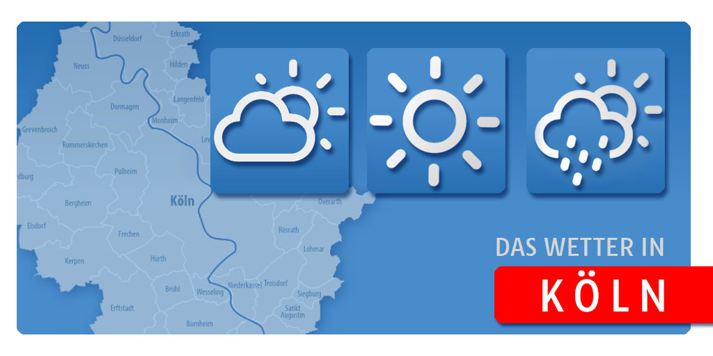 Sonnenuntergang und Sonnenaufgang in Koeln