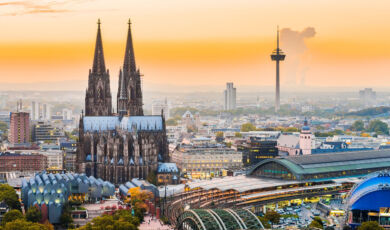 Stadtpanorama von Köln