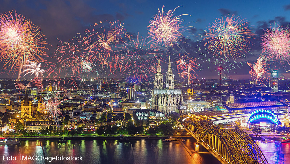 Silvesterfeuerwerk in Köln