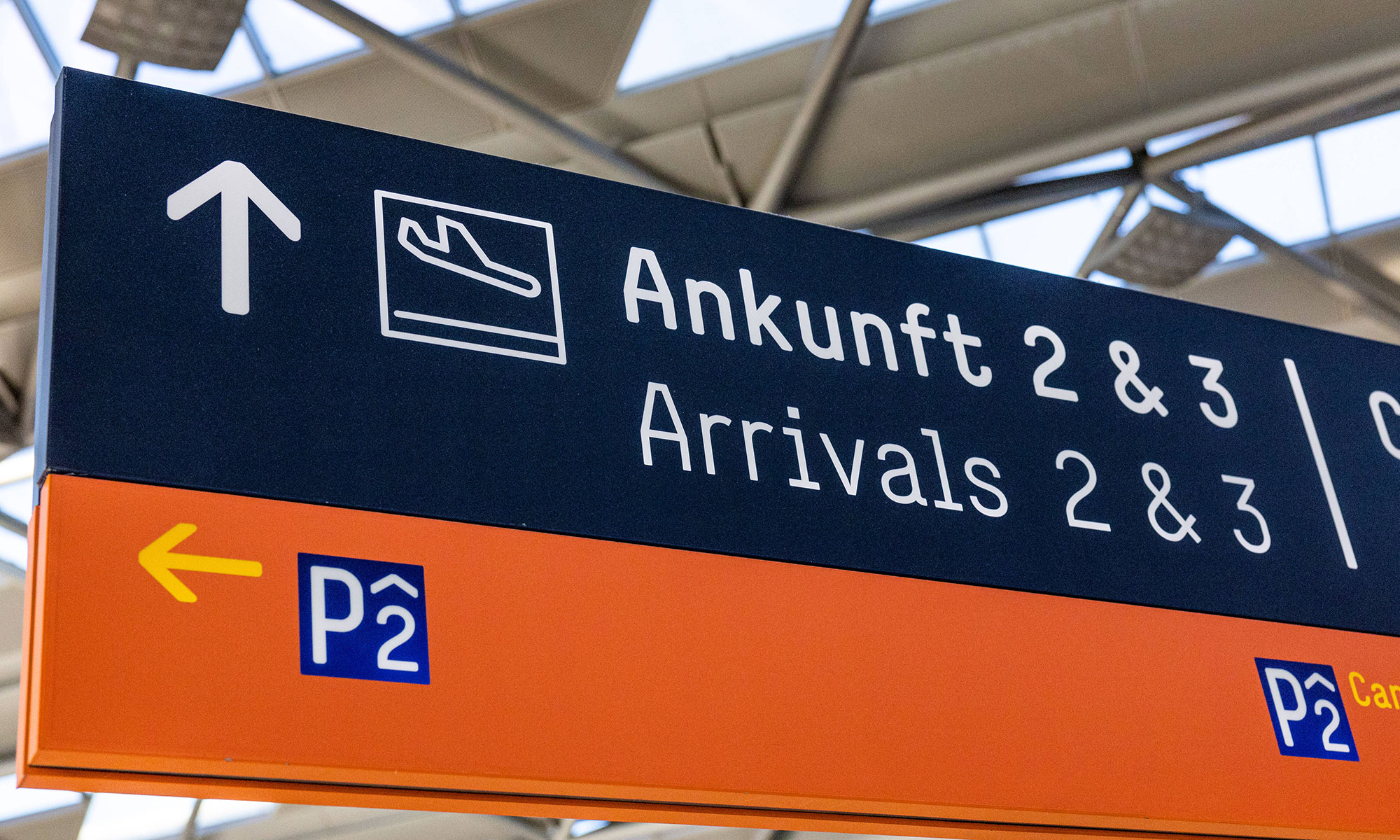 Ankunft am Flughafen