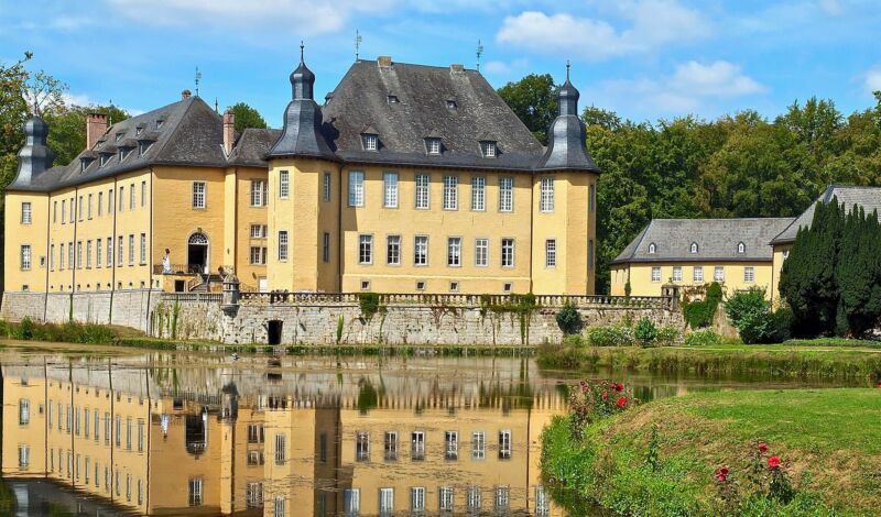 Wasserschloss Dyck bei Jüchen.