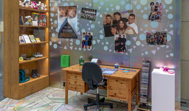 Nachbildung eines Kinderzimmers der 90er Jahre im Bonner Haus der Geschichteä