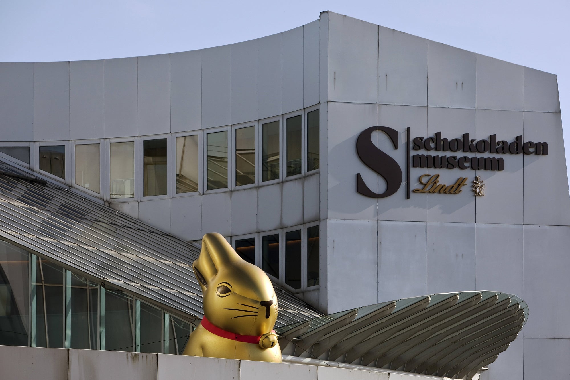 Das Foto zeigt das Gebäude des Schokoladenmuseum in Köln.