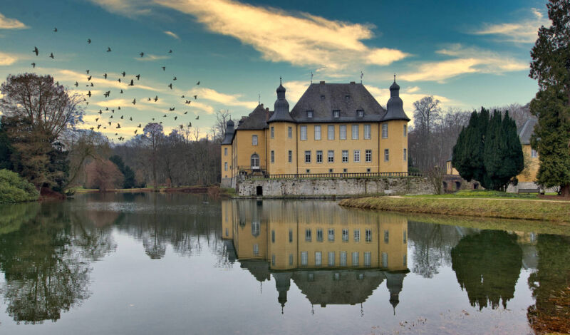 Schloss Dyck im Herbst