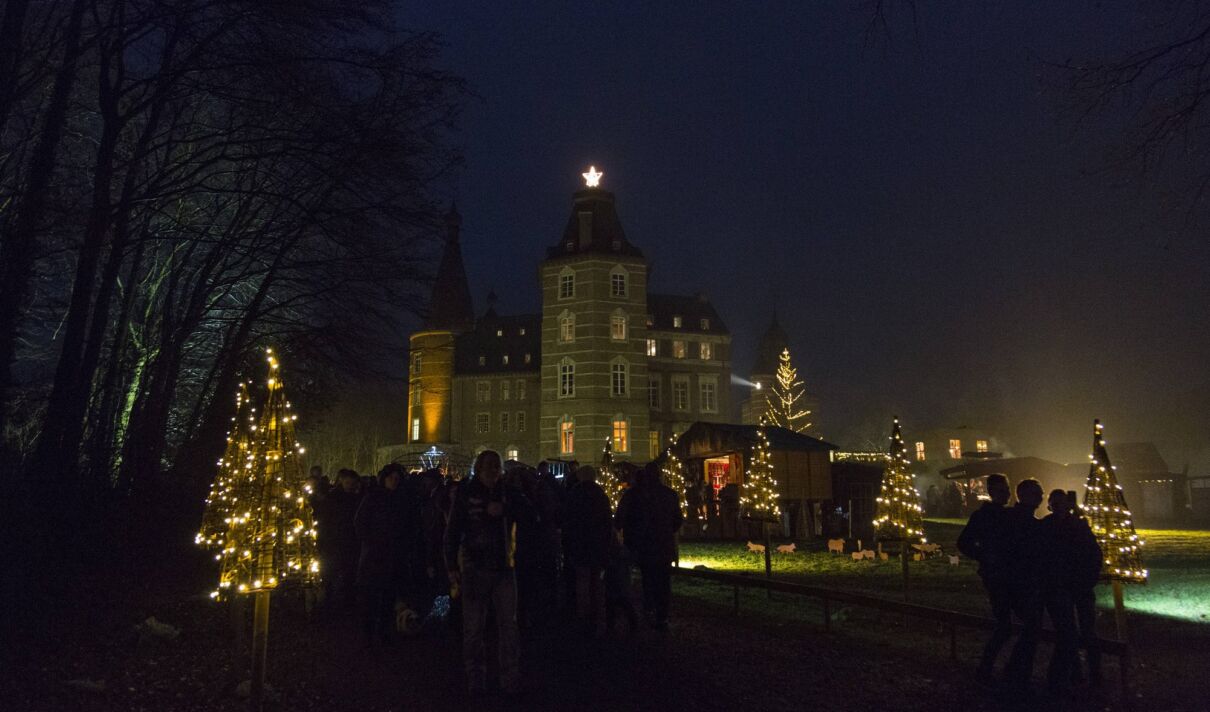 Schloss Merode bei Nacht