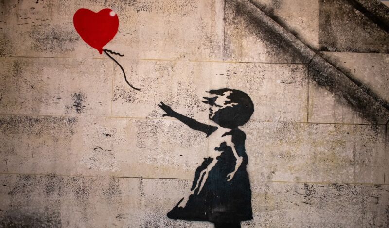 18.1.23 Prague, Czech Republic: Banksy street Art exhibition in