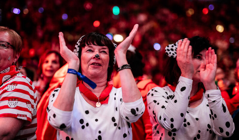 Jecke bei "Elfter im Elften" in der Lanxess-Arena