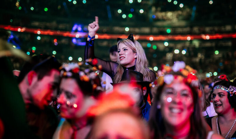 Jecke bei "Elfter im Elften" in der Lanxess-Arena