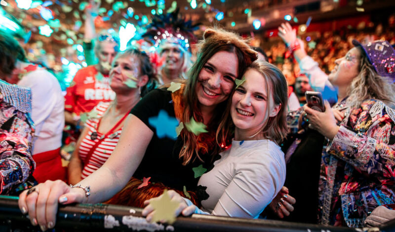 Jecke bei "Elfter im Elften" in der Lanxess-Arena