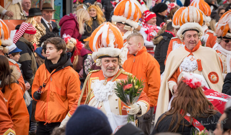 Teilnehmer beim Karnevalsumzug Nippes