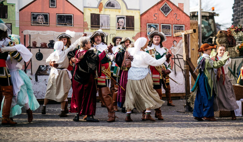 Historisches Spiel von Jan un Griet 17