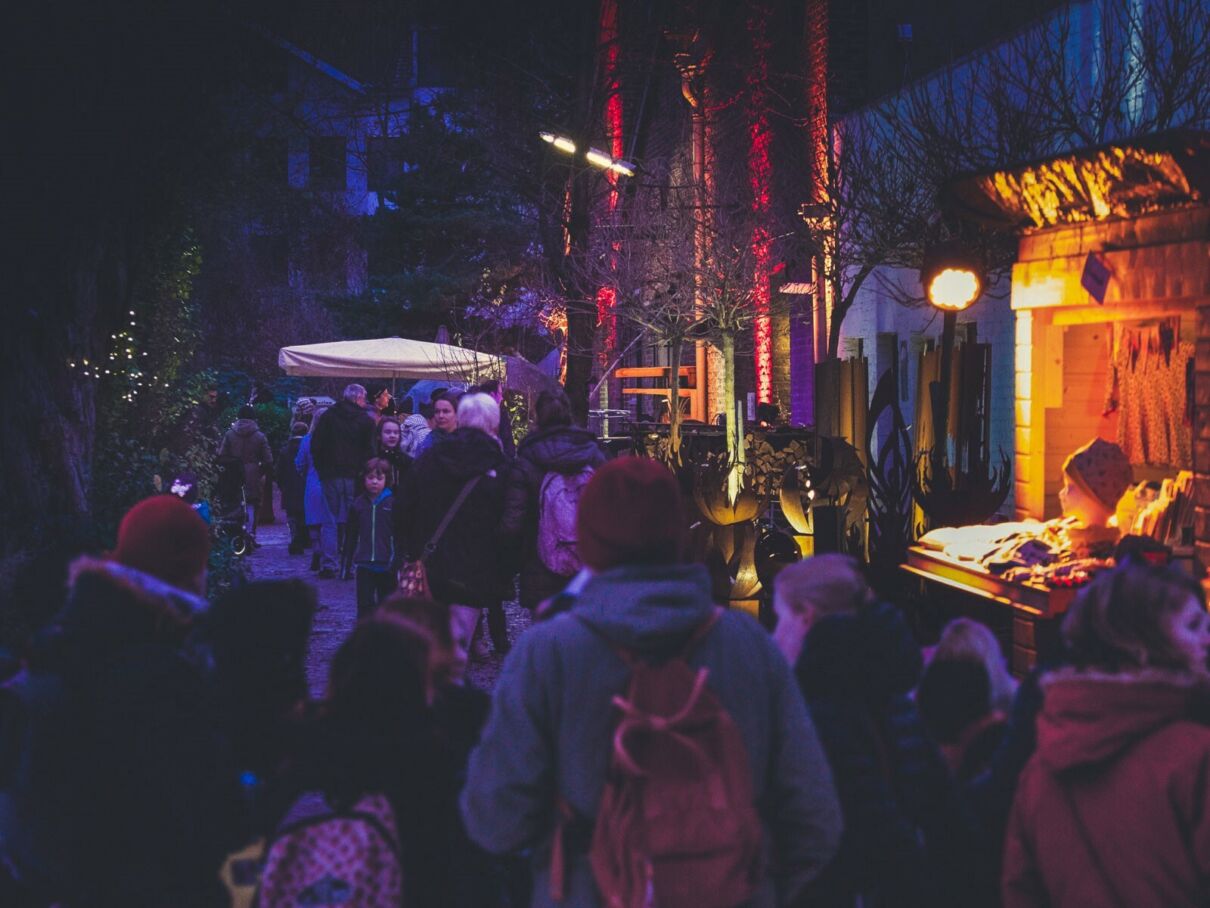 Weihnachtsmarkt in der Wachsfabrik in Köln