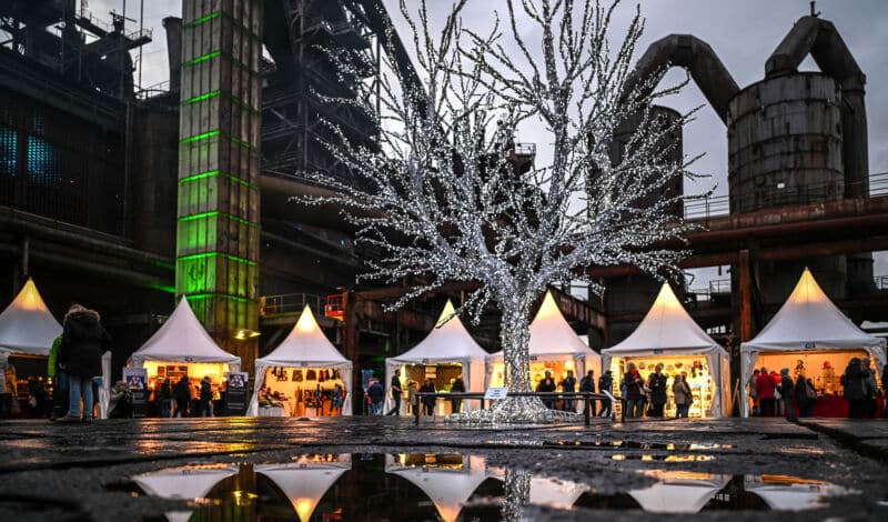 Lichtermarkt im Landschaftspark Duisburg