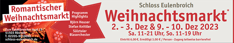 Werbebanner Schloss Eulenbroich