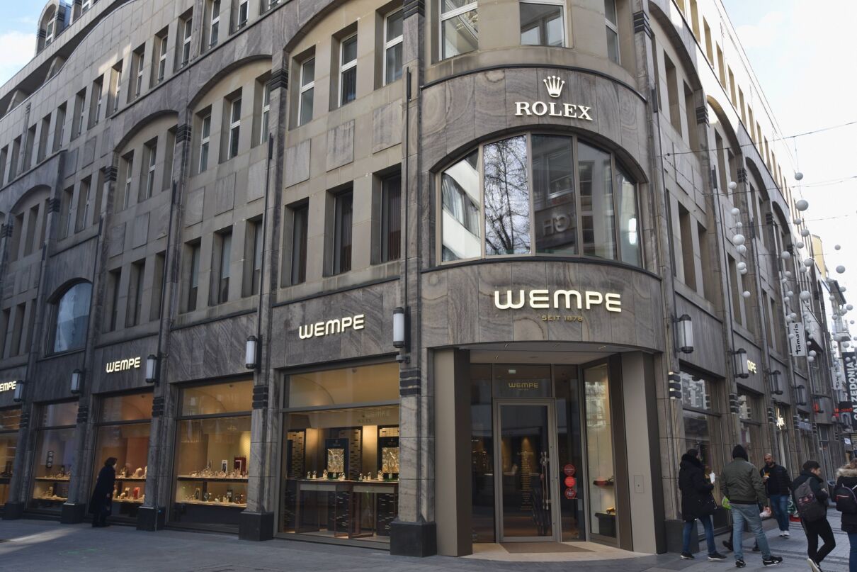 Die Niederlassung des Juwelier WEMPE in der Kölner Innenstadt