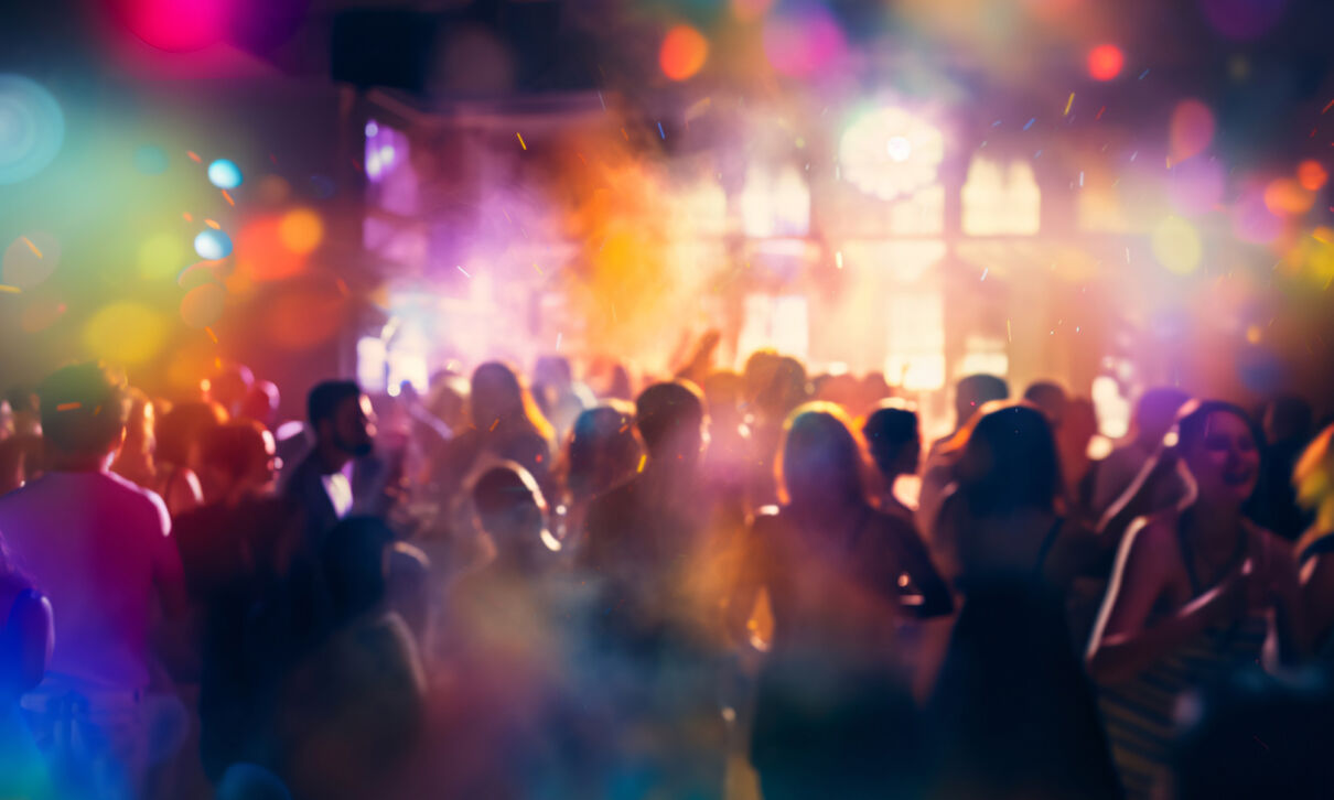 Crowd bei einer Party