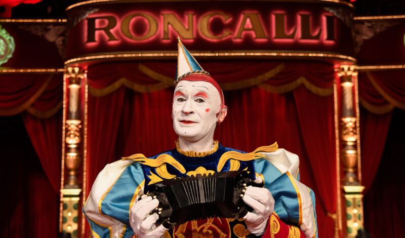 Clown im Circus Roncalli