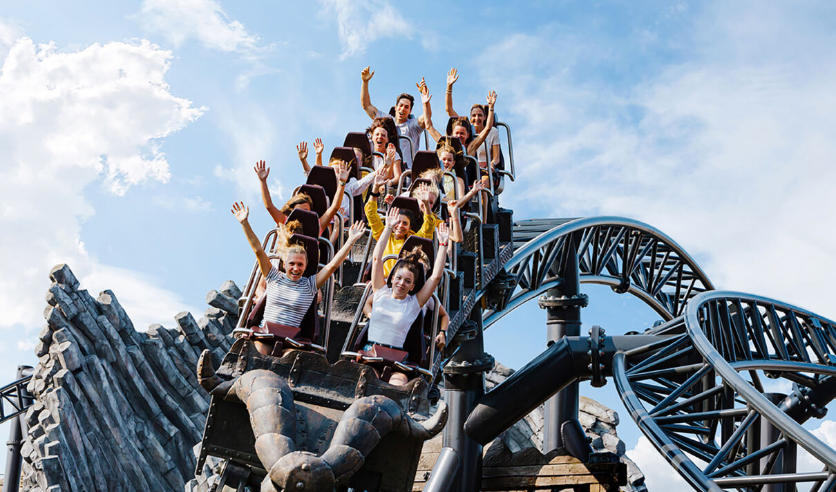 Die Achterbahn Taron im Phantasialand