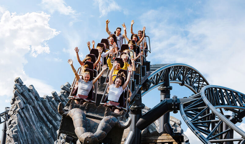 Die Achterbahn Taron im Phantasialand