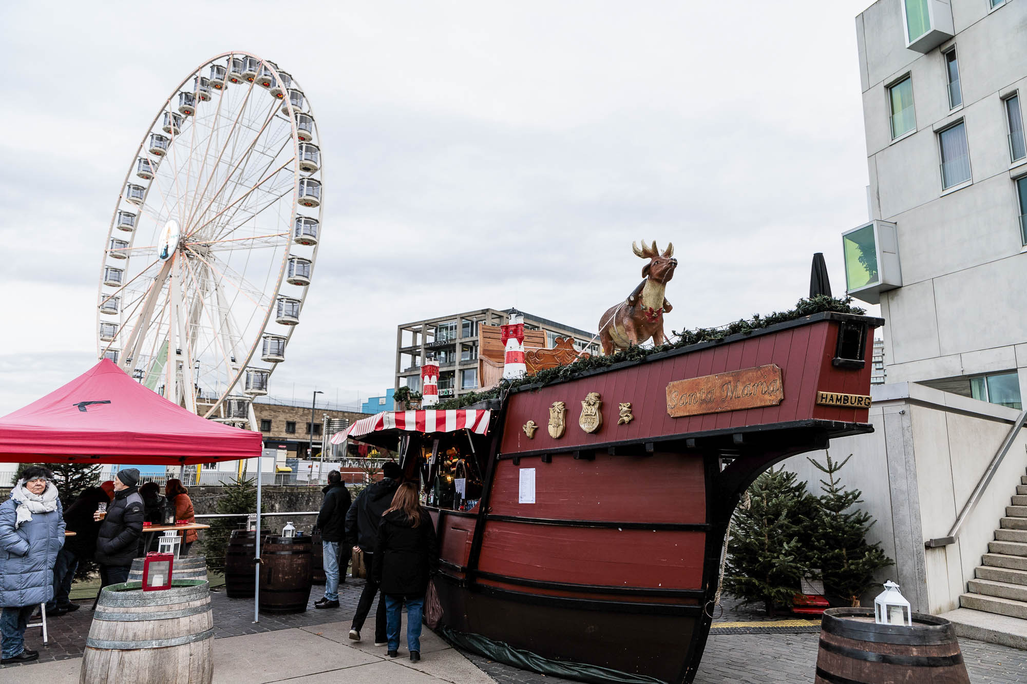 Hafenweihnachtsmarkt am Kölner Schokoladenmuseum