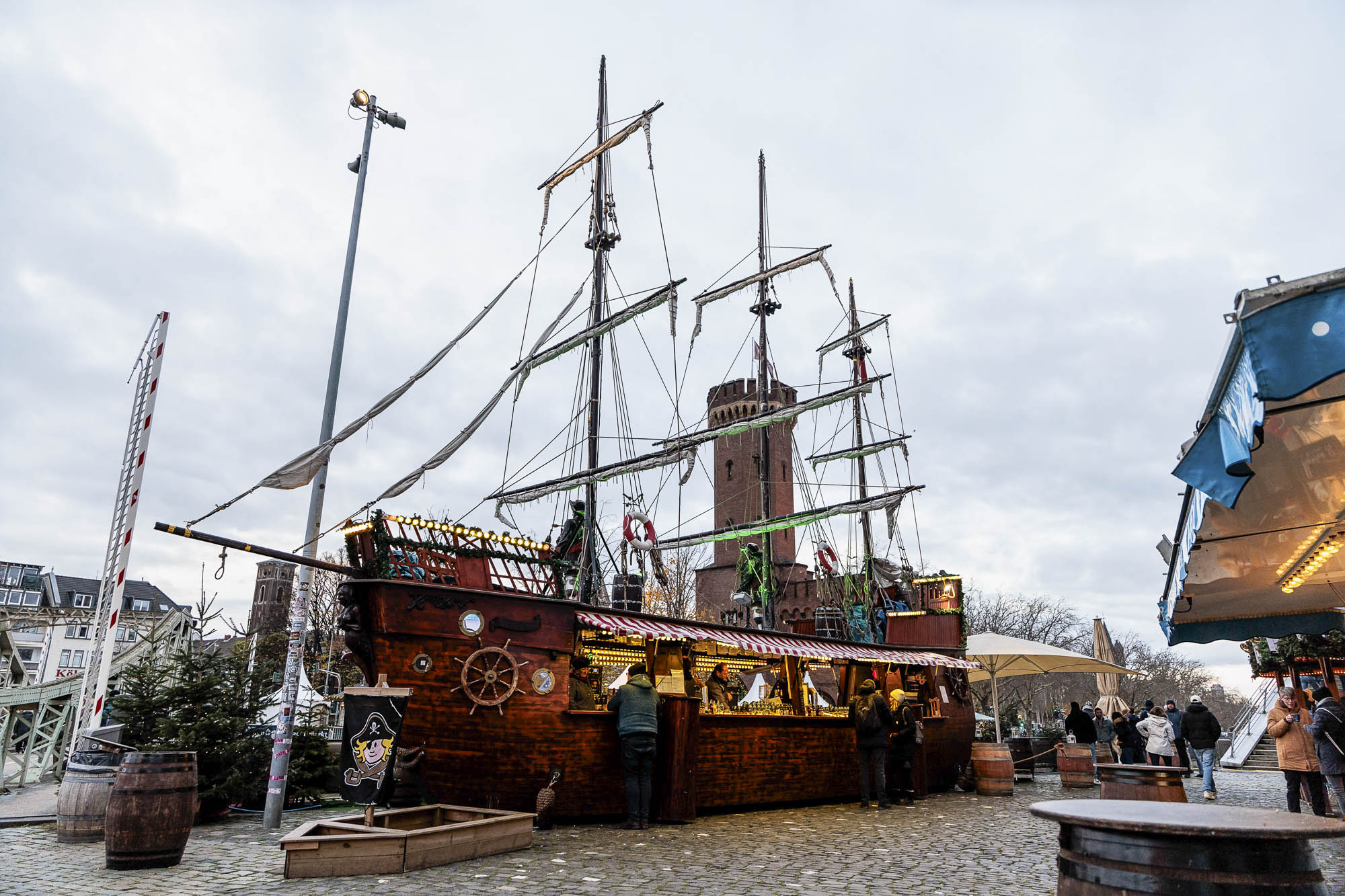 Hafenweihnachtsmarkt am Kölner Schokoladenmuseum